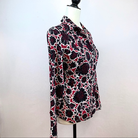 Tommy Hilfiger Floral Button Up Size M - Picture 4 of 8